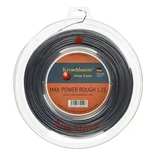 Rolo De Corda Kirschbaum Max Power Rough 1.25 Cinza 200m