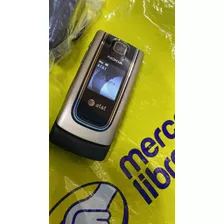 Nokia 6555 Color Dorado Flip Phone. Impecable. Completo.