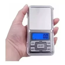 Mini Balança Pocket Alta Precisão Digital 0,1g - Mh-200 Capacidade Máxima 0.5 Kg Cor Prateado