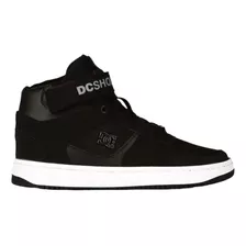 Botita Dc Shoes Modelo Pensford Ss Negro Blanco Mujer / Niño