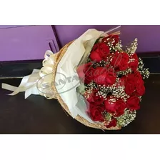 Ramo De 12 Rosas Rojas A Domicilio Regalos Para Mujer, Novia