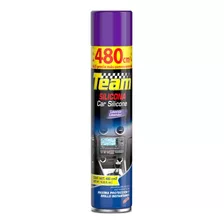 Silicona Para Auto Team Lavanda 480 Cm3 Aerosol Renovador Mf