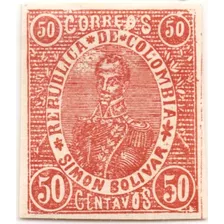 Estampilla 50 Centavos 1903 Simón Bolívar 