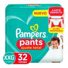 Pañales Pampers Pants Ajuste Total Hipoalergenico Xxg 32un Género Sin Género Tamaño Xxg