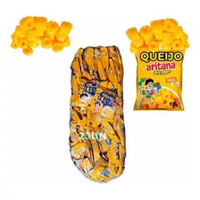 Mini Salgadinho Chips Queijo Tubos Aritana Festas 20 Un 15g