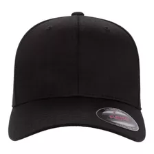 Jockey Gorro Flexfit Black 6277 Visera Curva Cerrado