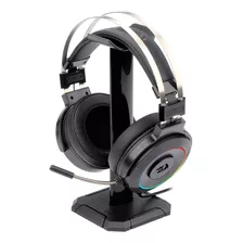 Headset Redragon Lamia 2 Over Ears Rgb Preto + Suporte