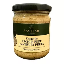 Creme De Cacio E Pepe Com Trufa Preta Ao Tartufo 180g