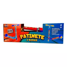 Patinete Infantil Starter Dobravel Vermelho 3 Rodas Toyng