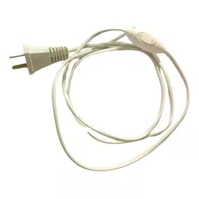 Cable Armado Con Tecla Y Enchufe Para Velador, Lámparas