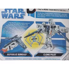 Star Wars Transformes - Clone Pilot Arc-170 Starfighter