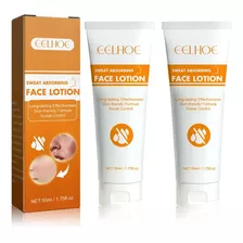 2 Unidades De Loção Facial Absorvente De Suor Para Áreas Fac