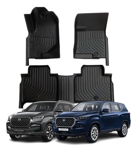 Cubre Pisos Calce Perfecto Ssangyong Rexton - 3 Piezas