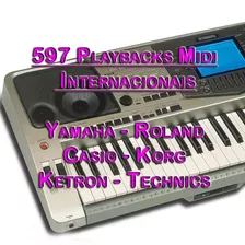 597 Playbacks Midi Internacionais - Yamaha Produção Musical