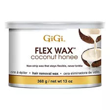 Cera Gigi Coconut Honee Flex, Cera Dura Para Rostro Y Cuerpo, N