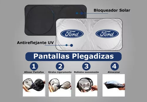 Cubresol Tapasol Con Ventosas Ford Fusion 2013 Se Logo T2 Foto 3