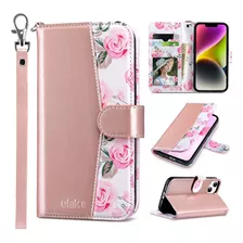 Ulak Funda Tipo Cartera Compatible Con I 14 Para Mujer, Pie.