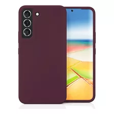 Funda De Silicona Para Samsung Galaxy S22 Ciruela