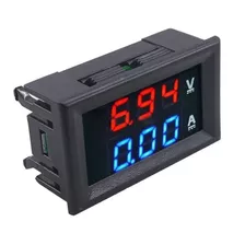 Voltímetro Amperímetro Digital Led Dc 100v 10a Shunt Interno