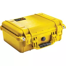 Caja De Proteccion Pelican 1450 Sumergible Con Foam Color Amarillo