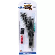 Sin Escala Bachmann Trenes Snap-fit E-z Track Remote Turnou.