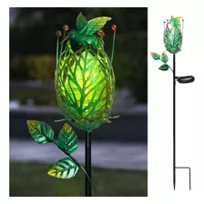 Luces Solares Decorativas De Jardín Con Colibrí Para Exterio