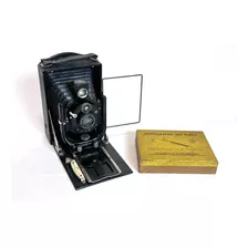 Camera Voigtlander Vag Dry Plate + Caixa De Placas Lacrada