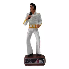 Boneco Resina Cantor Elvis Presley