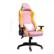 Silla Gamer Escritorio Pc Koa Ecocuero Ergonómica Regulable