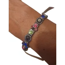 Pulsera Elastizada Con Cristales De Colores Original Disney 