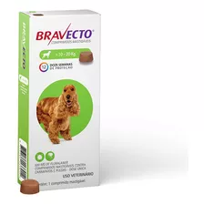 Bravecto Cães De 10 A 20kg Antipulgas E Carrapatos Msd 500mg