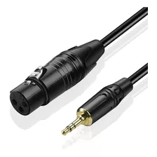 Cable De Conexion Xlr 3-pin Hembra A Trs 1/8 Macho | 1,8m