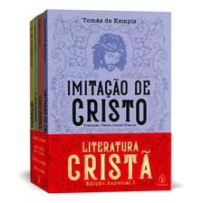 Kit 4 Livros Literatura Cristã | Confissões | Ortodoxia | O Peregrino | Imitação De Cristo