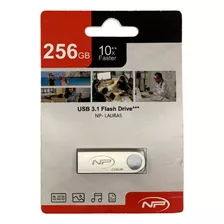 Memoria Usb 256gb Gigas 3.1 Np Metalica Para Pc Portatil 