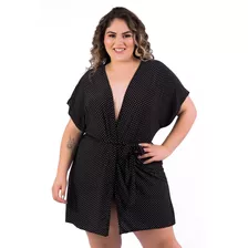 Robe Roby Feminino Plus Size 50 52 54 56 58 60 Roupão