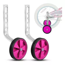 Llantitas Rosa Laterales Entrenadoras Bicicleta R 12 A 20