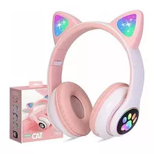 Auriculares Inalámbricos Tcjj Cat Ear Led Light Up Bluetooth