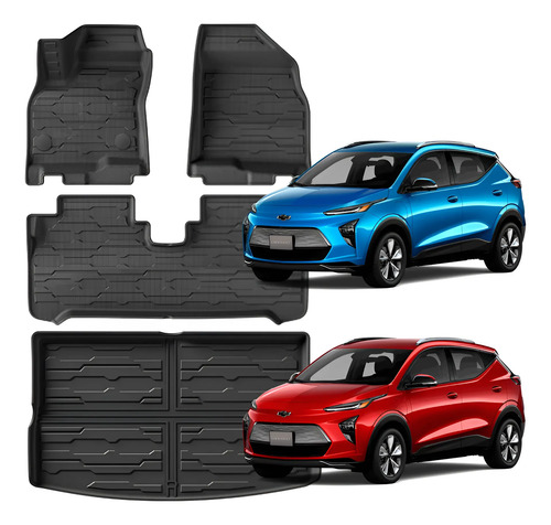 Set Cubre Pisos Calce Perfecto Chevrolet Bolt - 4 Piezas