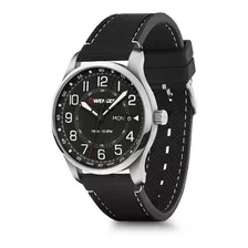 Relógio De Pulso Suíço Wenger Atitude 42mm Silicone Preto