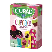 Parche Curita Benditas 20 Unidades Curad Infantil Cupcake