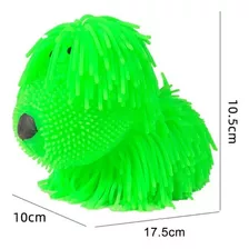 Cachorro Squish Anti Stress De Apertar Dog Flofly Cãozinho Cor Verde-limão