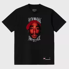 Camiseta Streetwear Off-y Tupac Shakur