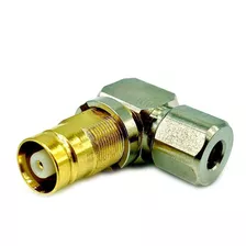 Conector Iec Femea Angular 90° Telecomunicação Solda