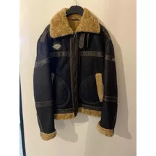 Campera De Cuero Bomber John L Cook