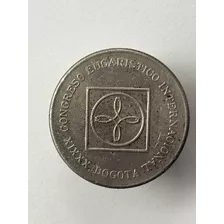Moneda Conmemorativa 5 Pesos 1968 Congreso Eucarístico Bogot