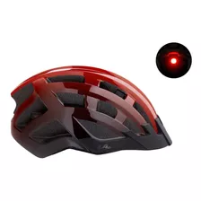 Casco Lazer Compact Dlx Regulable Con Luz Y Malla Bicicleta