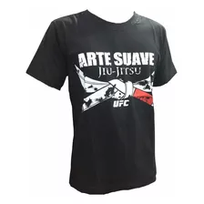 Camisa Camiseta - Jiu Jitsu - Black Belt - Preto - Ufc