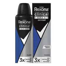 Desodorante Aerosol Rexona Clinical Men Clean 2unidx150ml