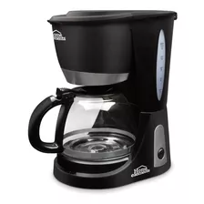 Cafetera Electrica 12 Tazas Mod He 7031 A Home Elements Color Negro 120v
