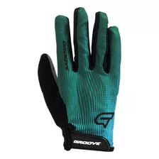 Luva Groove Gr1 Full Finger Verde/preto (l)